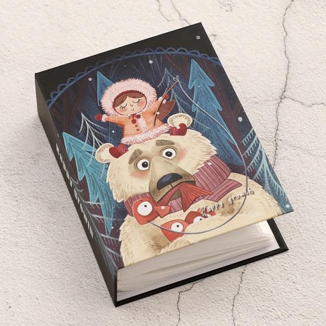 6 Inch Photo Album 100 Pockets Picture Storage Scrapbooking Sticker Case Cartoon Photo Album Book Frame for Children Gift House Decoration DIY Memorable Gifts For Loved Ones