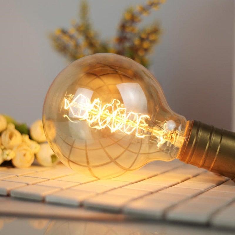 6 pcs/lot Edison Light Bulb Vintage Lamp For Home Bedroom Living Room Decor Vintage Bulbs Antique Style Incandescent Light Bulbs For Chandeliers Wall