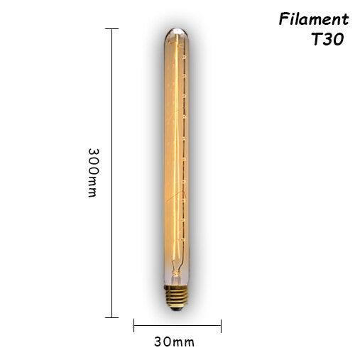 6 pcs/lot Edison Light Bulb Vintage Lamp For Home Bedroom Living Room Decor Vintage Bulbs Antique Style Incandescent Light Bulbs For Chandeliers Wall