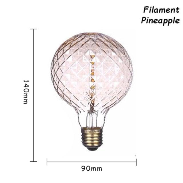 6 pcs/lot Edison Light Bulb Vintage Lamp For Home Bedroom Living Room Decor Vintage Bulbs Antique Style Incandescent Light Bulbs For Chandeliers Wall