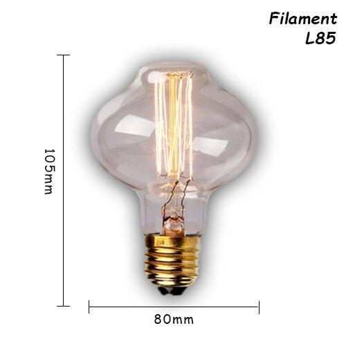 6 pcs/lot Edison Light Bulb Vintage Lamp For Home Bedroom Living Room Decor Vintage Bulbs Antique Style Incandescent Light Bulbs For Chandeliers Wall