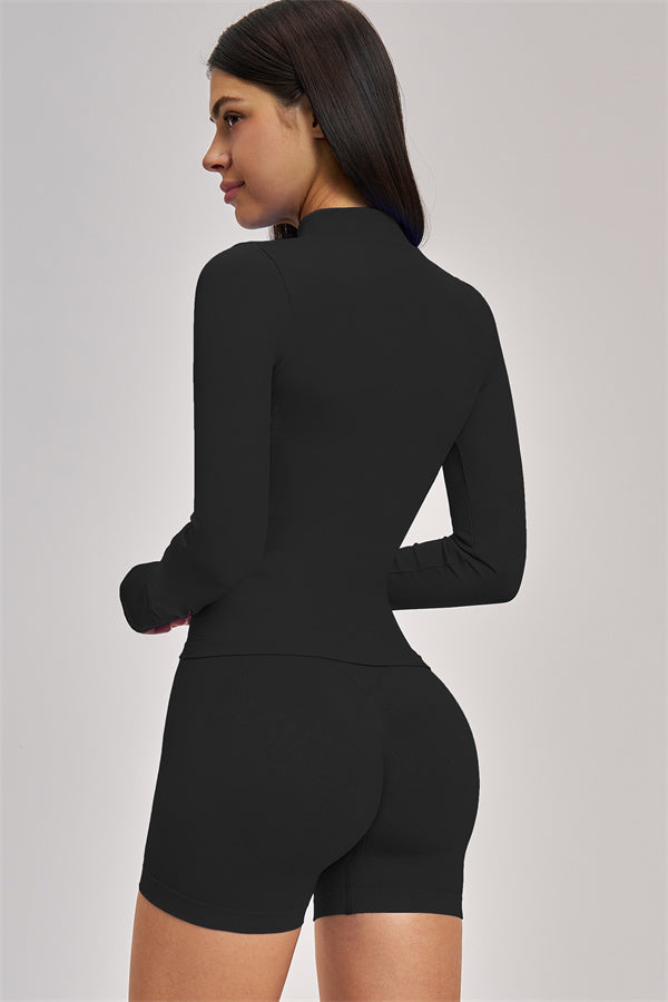 The Vision Jacket Sports Bra Shorts 3-Piece Set