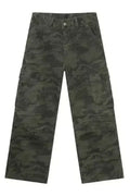 Camouflage Cargo Jeans with Pockets