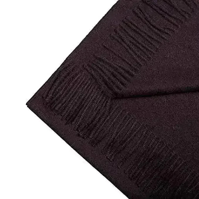 Great Natural Alpaca 100% baby alpaca scarf black color