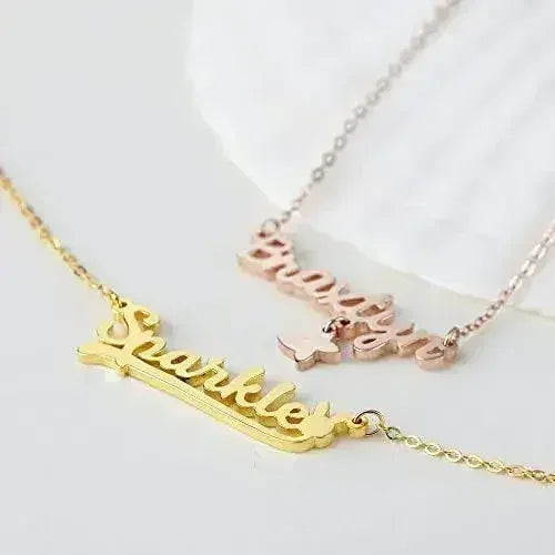 Little Girl Necklace, Baby Name Necklace, Toddler Gift, Baby Shower