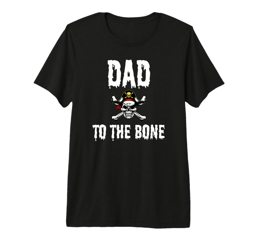 Rock And Roll Dad To Bone Awesome T-Shirt - Minimalist Print Unisex