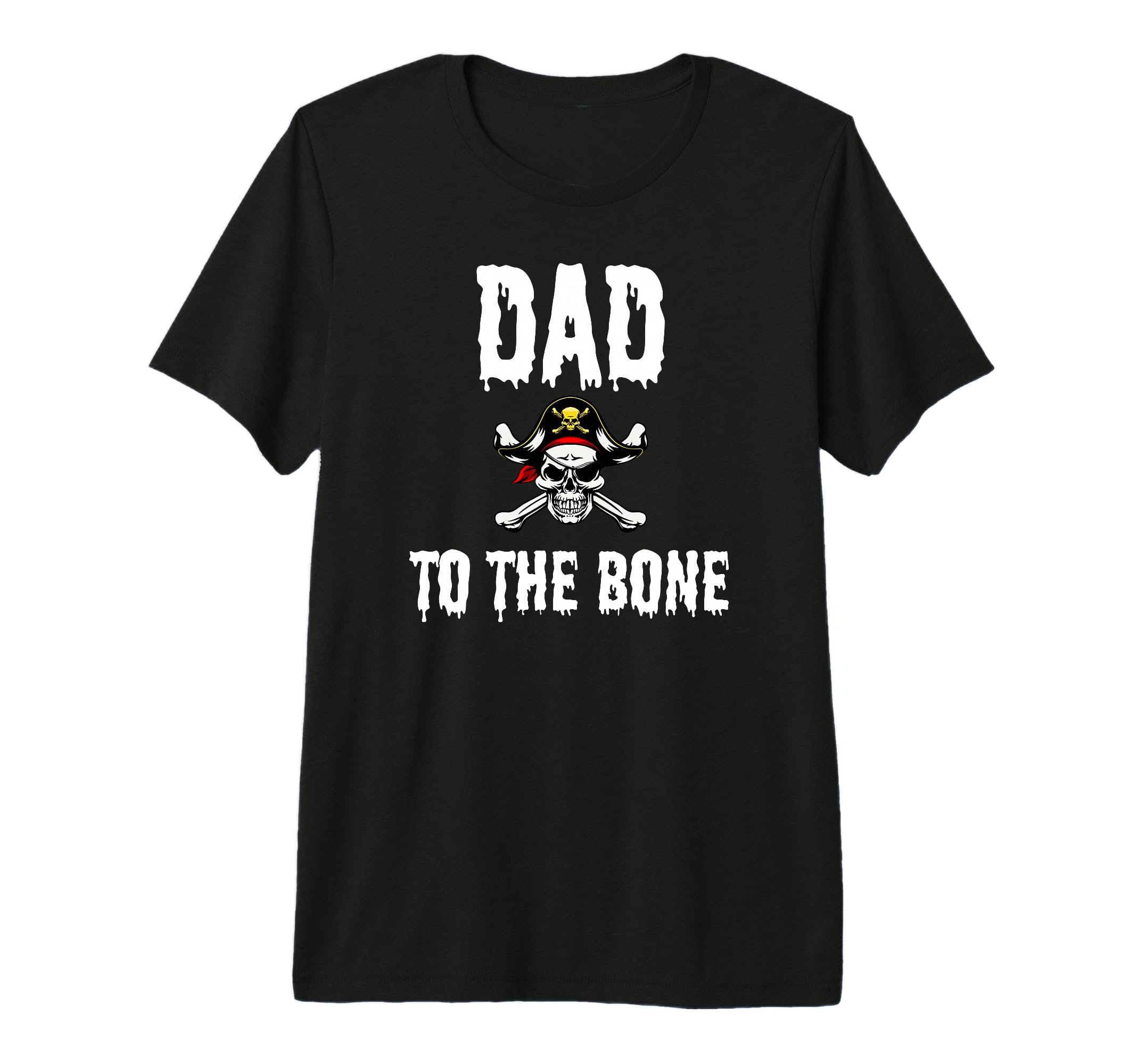Rock And Roll Dad To Bone Awesome T-Shirt - Minimalist Print Unisex