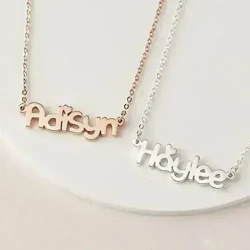 Little Girl Necklace, Baby Name Necklace, Toddler Gift, Baby Shower