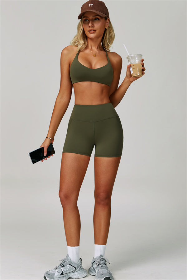 The Bold Cross Back Sports Bra