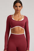 The Elevate Long Sleeve Crop top