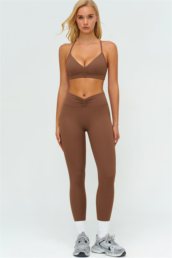 The Lushness Y-Back Sports Bra Leggings 2-Piece Set