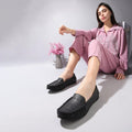 Aveline - Black Loafers