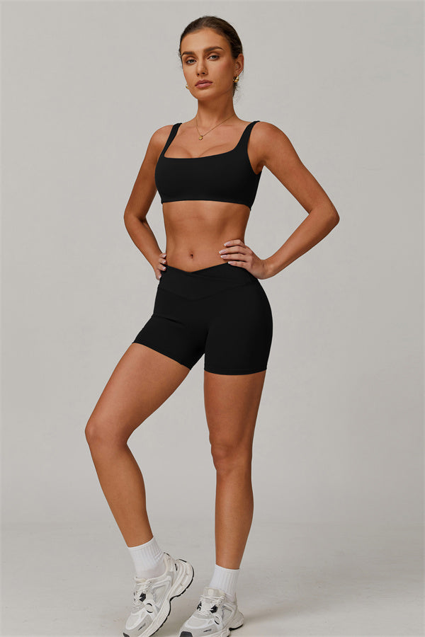 The Halo Sports Bra Shorts 2-Piece Set
