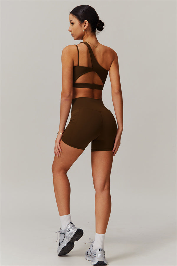 The Blissful Rose Sports Bra Shorts 2-Piece Set