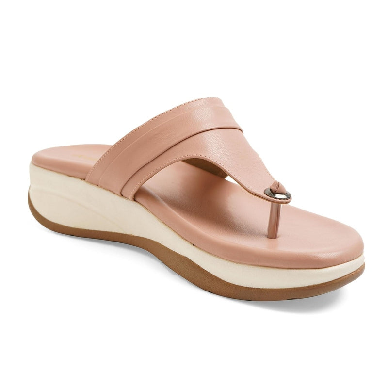 Briony - Peach Slip-Ons