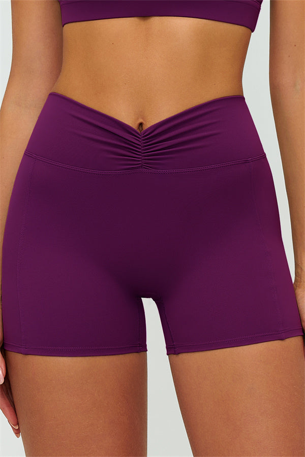 The Lushness Y-Back Sports Bra Shorts 2-Piece Set