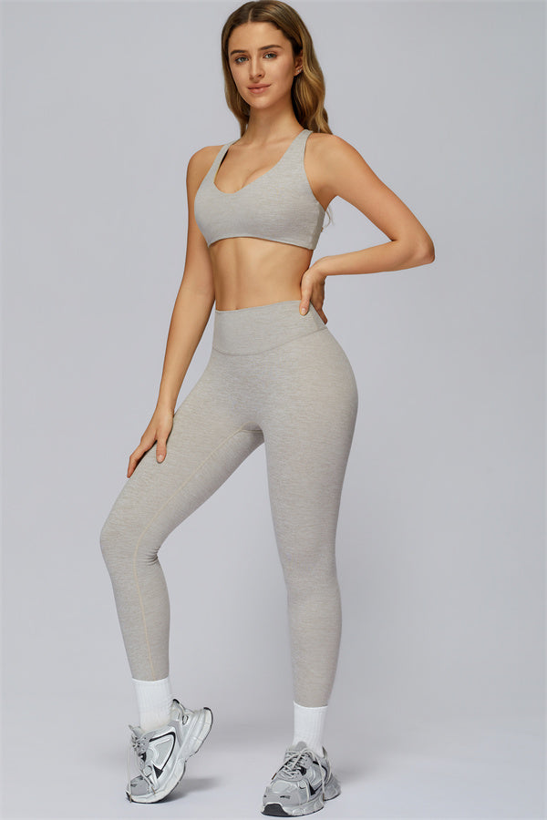 The Radiance Racerback Sports Bra Leggings 2-Piece Set