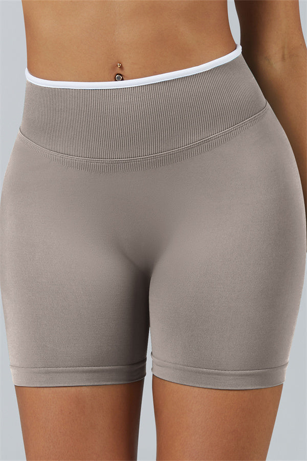 The Elevate Long Sleeve Crop top Shorts 2-Piece Set
