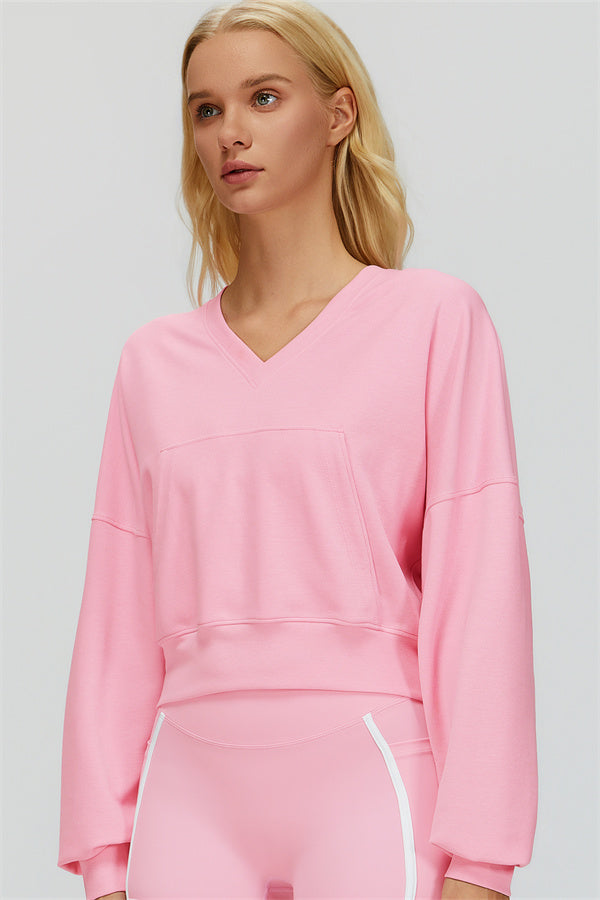 The Whisper V-Neck Hoodie