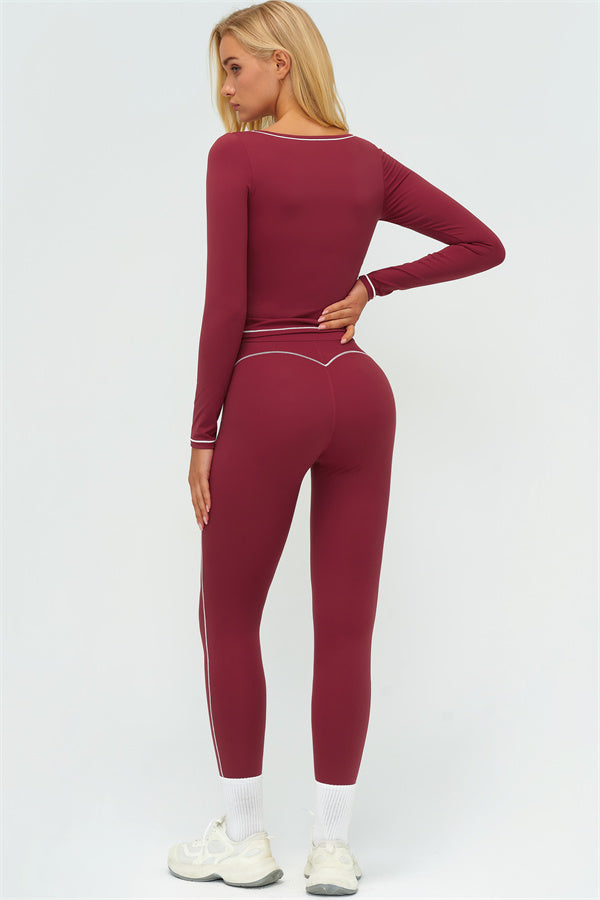 The Amara Long Sleeve T-shirt Leggings 2-Piece Set