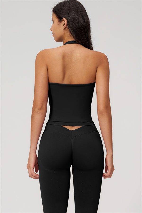 The Empower Halter Crop Top