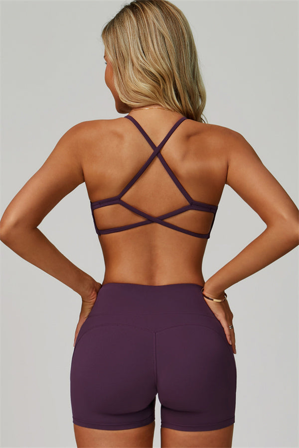 The Bold Cross Back Sports Bra