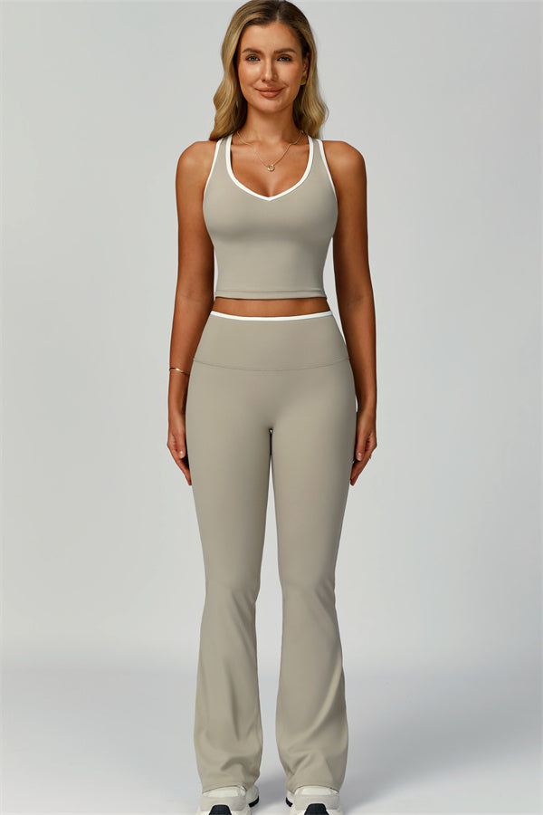 The Quest Tank Flared Leggings 2-Piece Set