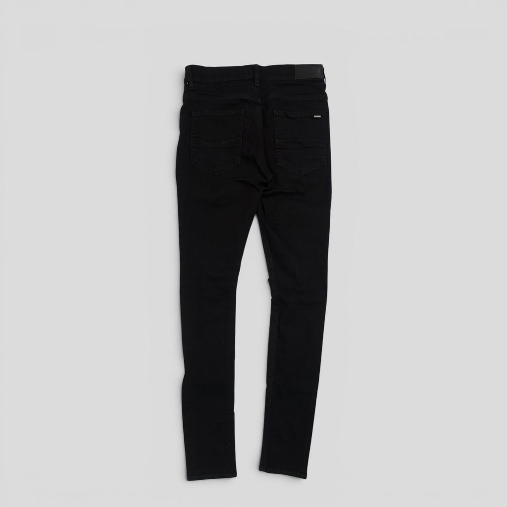Amiri MX1 Aloha Patch Jeans in Black