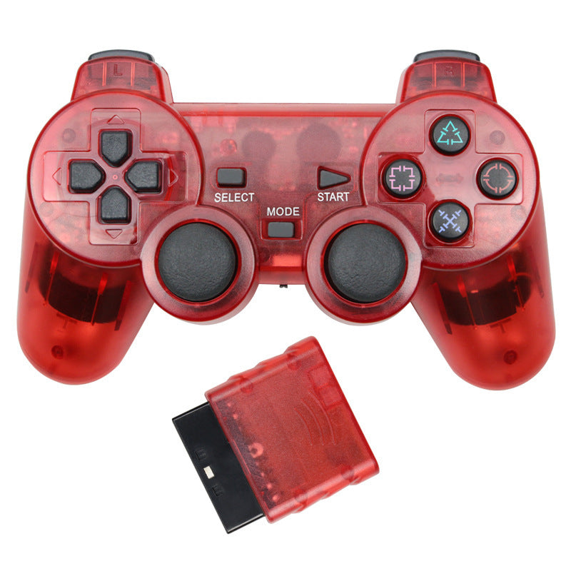 Transparent Eye Catching Wireless Dual Shock Bluetooth Joystick Gamepad Console Controller Compatible With PC Laptop