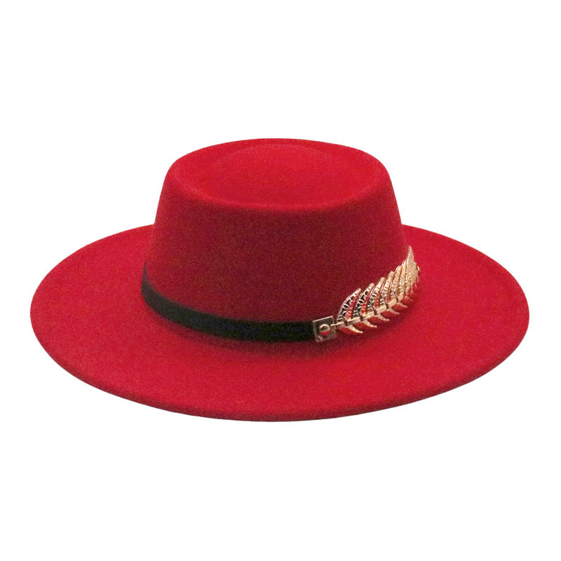 Autumn Winter Women Men  Vintage Fedora Women's Foldable Short Brim  Floppy Hat Gentleman Elegant Warm Hats Lady Party Luxury Caps Classic Summer Beach Sun Hat