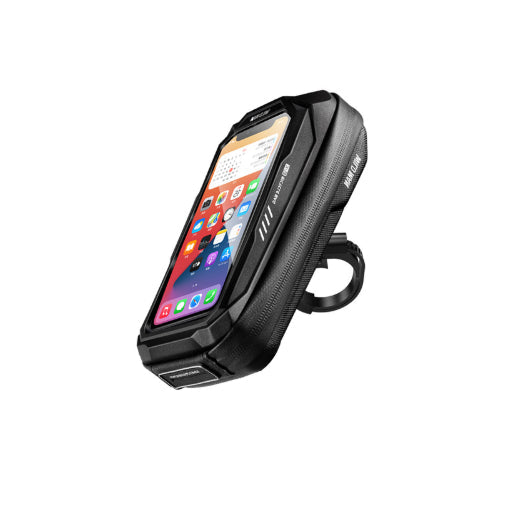 Bicycle Touchscreen Front Frame Bag Phone Case With Double Zippers Cycling Bike Accessories Bike Bag Bike Phone Bag Bike Pouch Bicycle Front Frame Bag Waterproof Top Tube Handlebar Bag Bike Phone Mount Bag Cycling Storage Bag