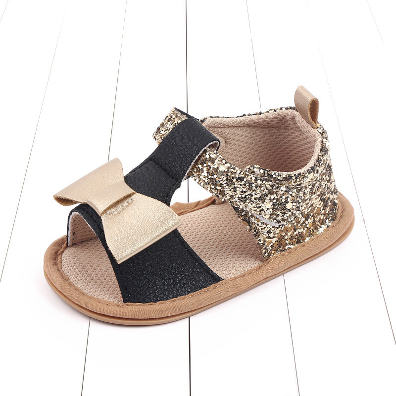 Baby Kids Girl Sandals Pre Walker Newborn PU Leather Soft Sole Shoes Bowknot Girls Shoes