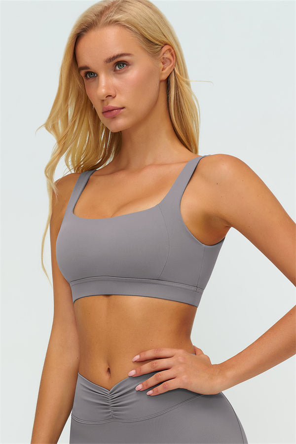 The Lushness V-Back Sports Bra Flared Leggings 2-Piece Set