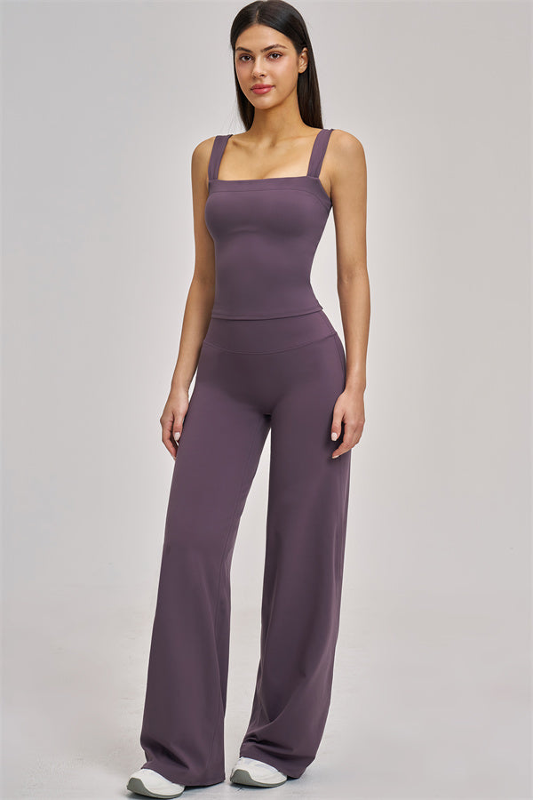 The Swoon Tank Top Flared Leggings 2-Piece Set