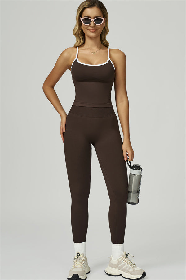 The Prime Line Crop Top Leggings 2-Piece Set