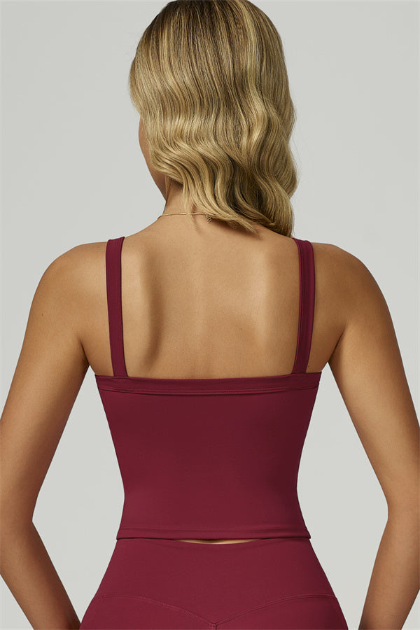 The Flourish Crop Tank Flared Leggings 2-Piece Set