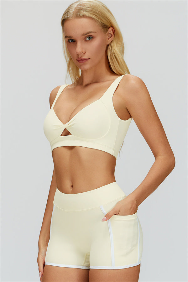 The Whisper Sports Bra Shorts 2-Piece Set