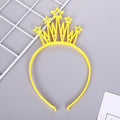 6pcs Plastic Crown Headbands Baby Girl Kids Tiara Hairbands Hair Hoop Accessories Hair Band Headwear Gorgeous Hair Accessories For Women