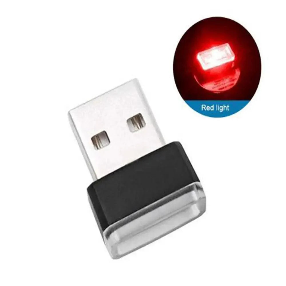 7 Color Lights LED Mini USB Ambient Neon Interior Light Car Accessories Cars Gadgets Bright Colors