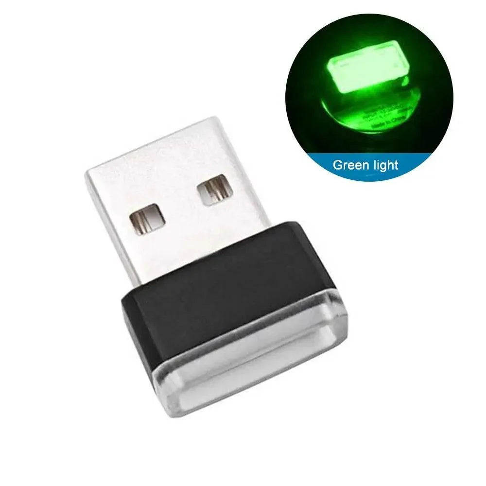 7 Color Lights LED Mini USB Ambient Neon Interior Light Car Accessories Cars Gadgets Bright Colors