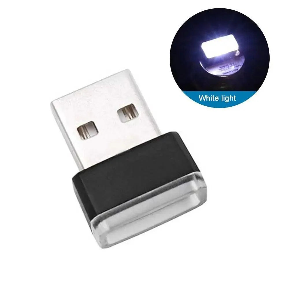 7 Color Lights LED Mini USB Ambient Neon Interior Light Car Accessories Cars Gadgets Bright Colors
