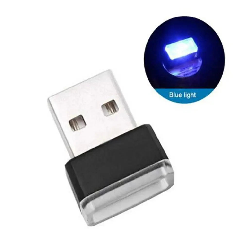 7 Color Lights LED Mini USB Ambient Neon Interior Light Car Accessories Cars Gadgets Bright Colors