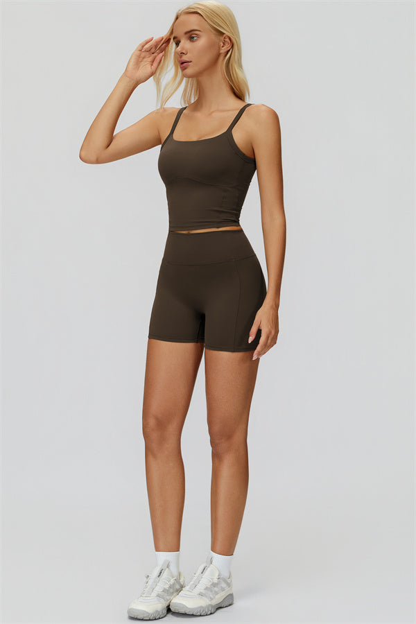 The Fyra Crop Tank Shorts 2-Piece Set