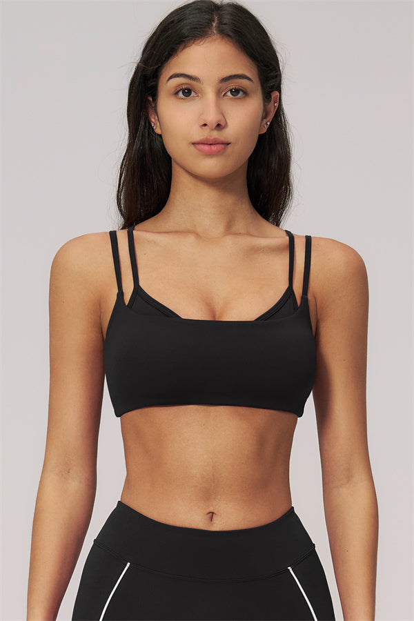 The Clarity Dual Strap Sports Bra Shorts 2-Piece Set