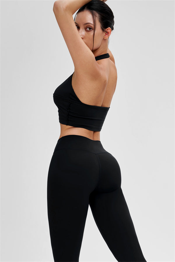 The Stride Crop Top Isabella Leggings 2-Piece Set