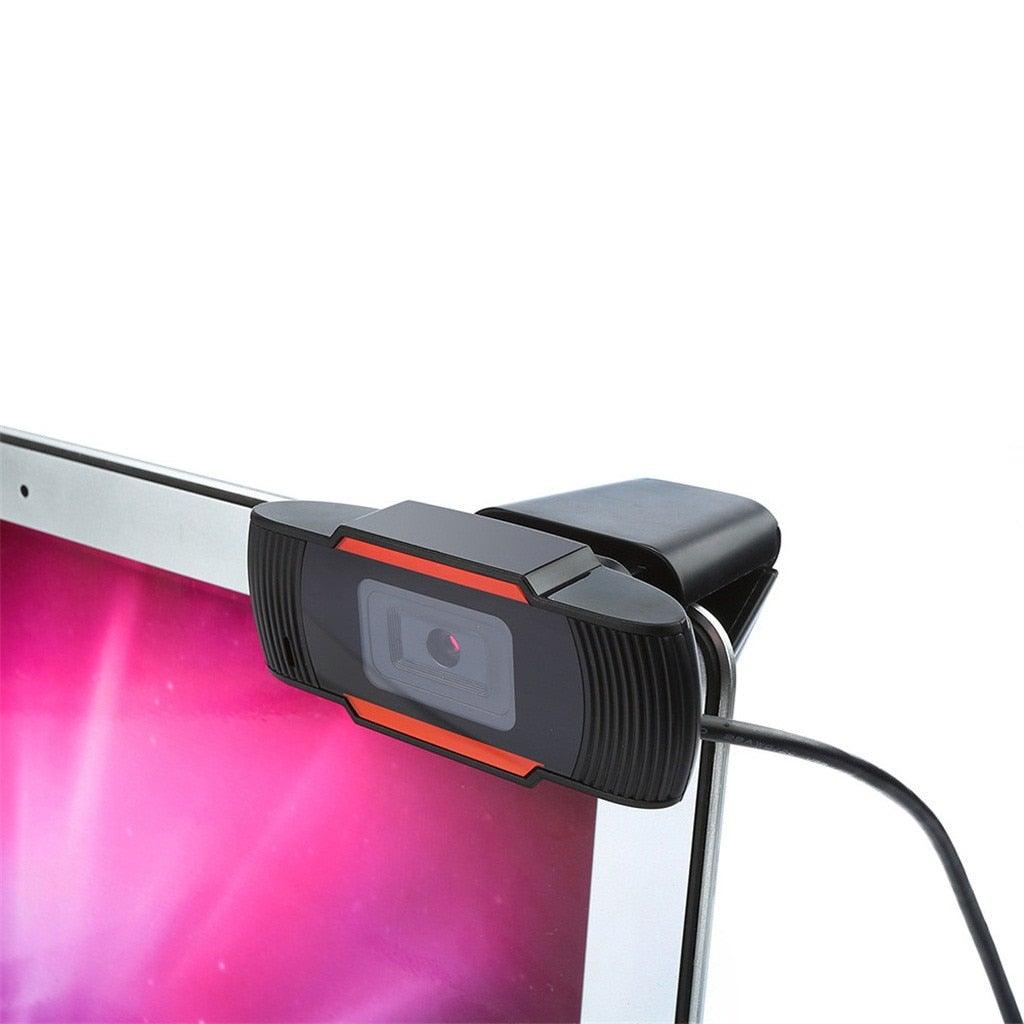 720p HD Webcam with Mic Rotatable PC Desktop Web Camera Cam Mini Computer WebCamera Cam Video Recording Work Video Calling and Recording For Camera Desktop OR Laptop Gaming Conferencing & Working