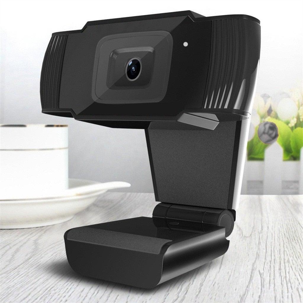 720p HD Webcam with Mic Rotatable PC Desktop Web Camera Cam Mini Computer WebCamera Cam Video Recording Work Video Calling and Recording For Camera Desktop OR Laptop Gaming Conferencing & Working