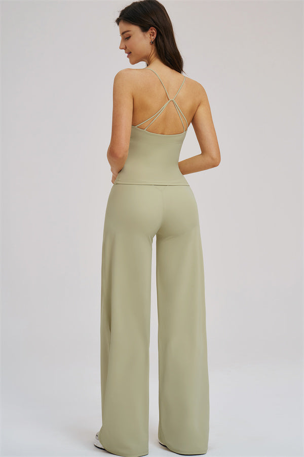 The Mosaic Tank Top Straight Leg Pants 2-Piece Set