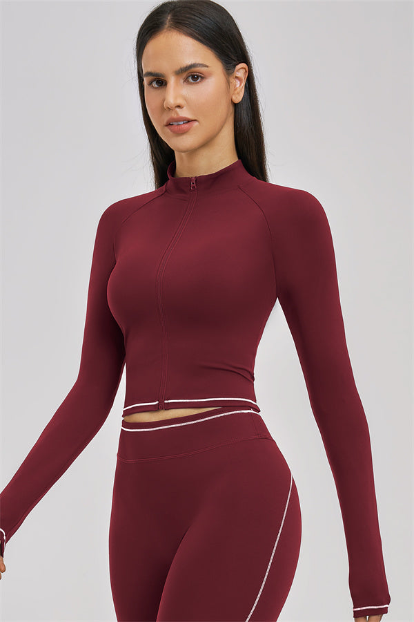 The Unbound Jacket Sports Bra Shorts 3-Piece Set