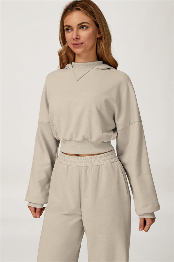 The Axis Crop Hoodie